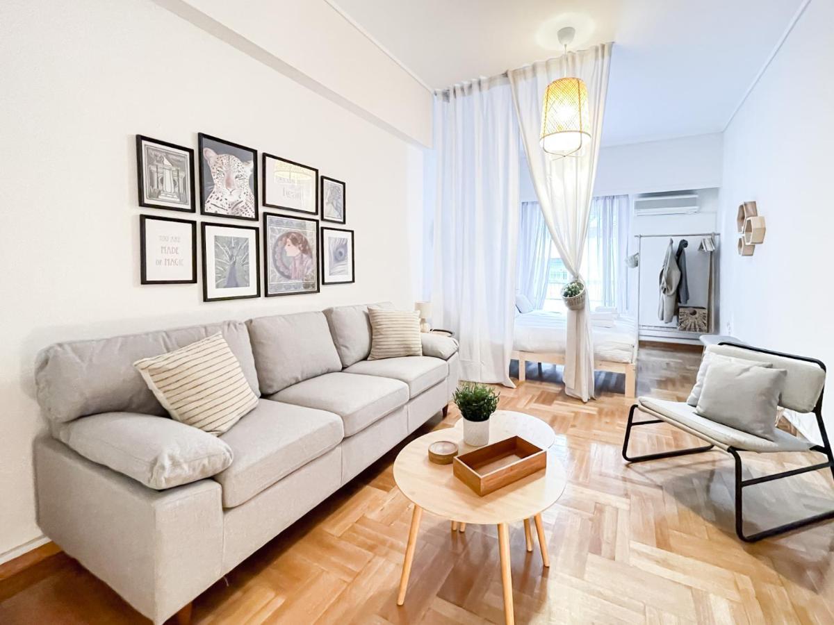 Boho Chic 2Br Apartment In The Center Of Athen Exterior foto