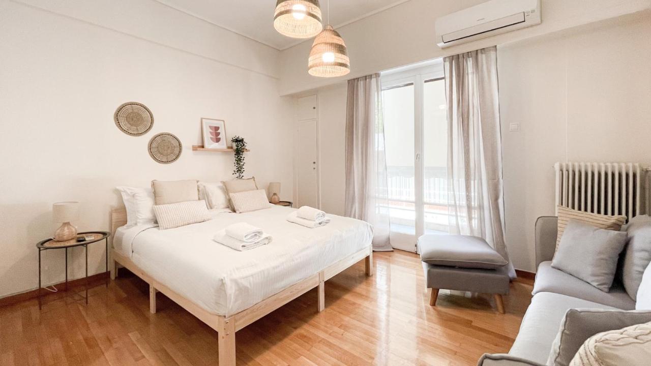Boho Chic 2Br Apartment In The Center Of Athen Exterior foto