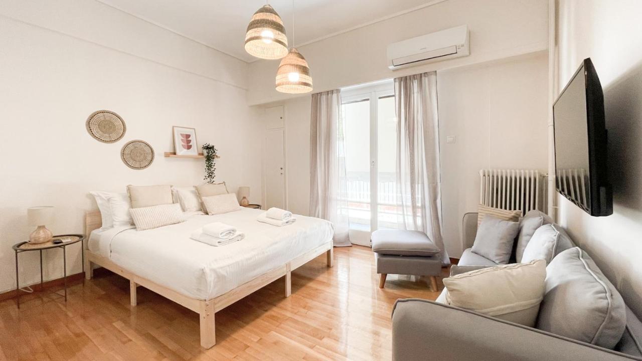 Boho Chic 2Br Apartment In The Center Of Athen Exterior foto