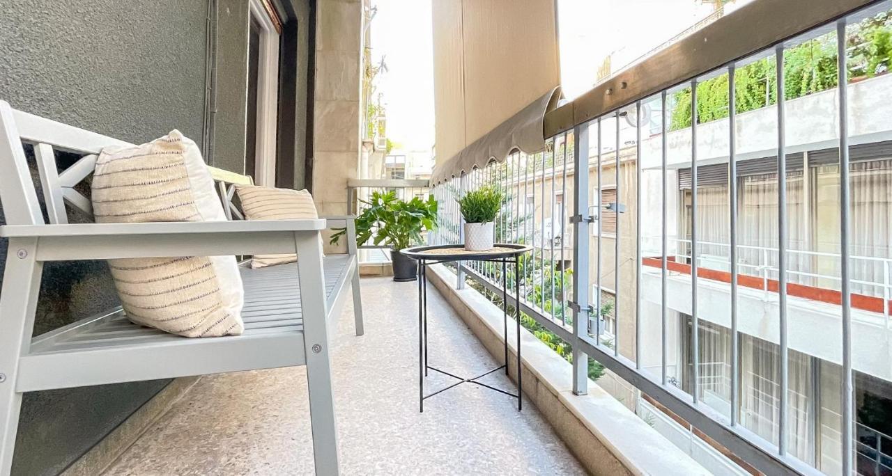 Boho Chic 2Br Apartment In The Center Of Athen Exterior foto